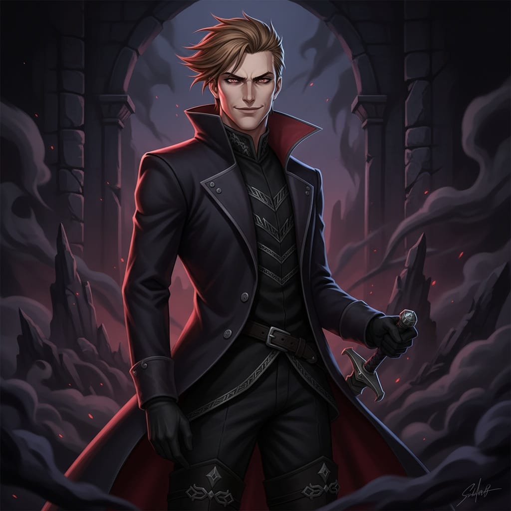 petite white man villain dramatic shadows 46694232