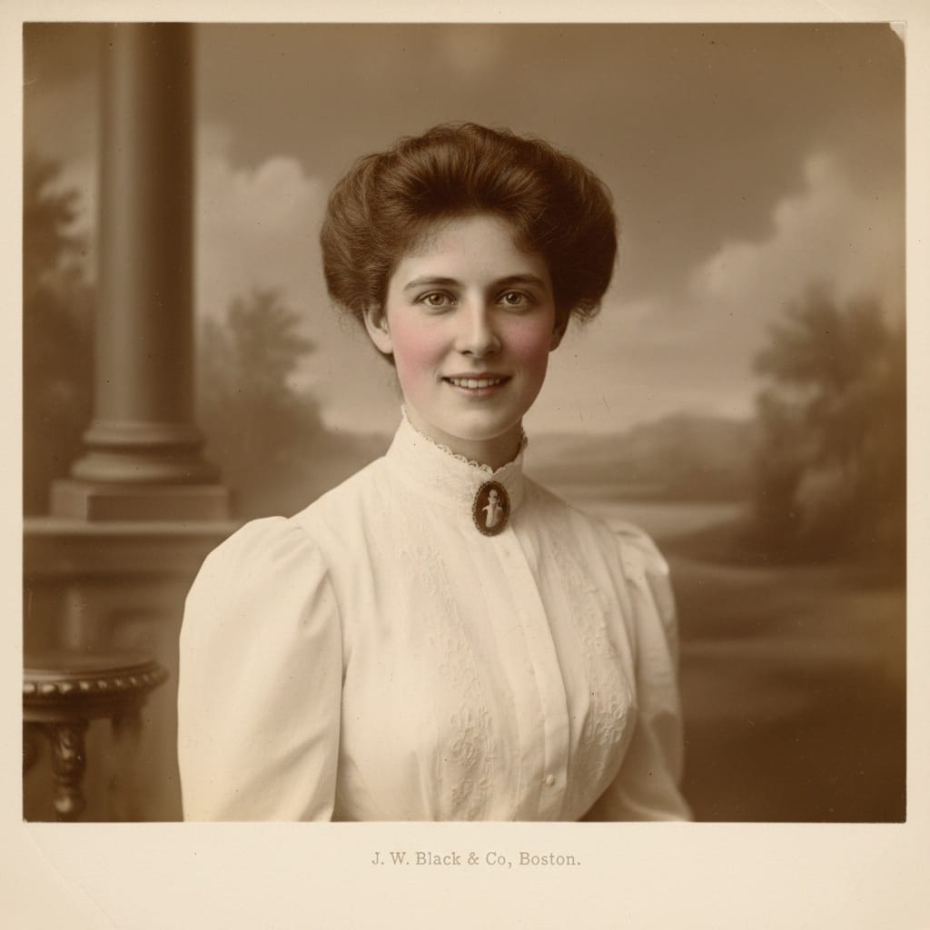 petite white woman cabinet card formal 36743598
