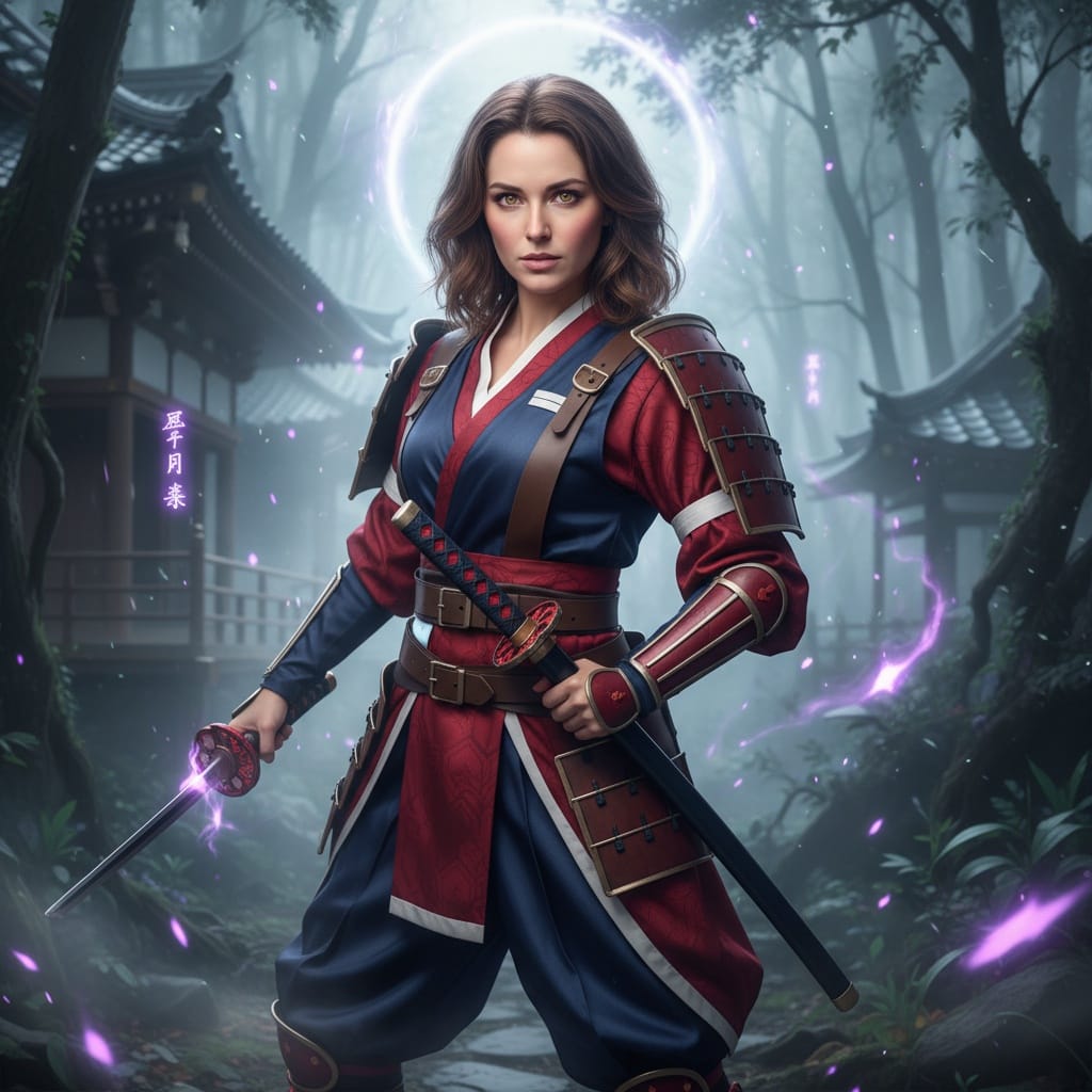 petite white woman demon slayer warrior 23451452