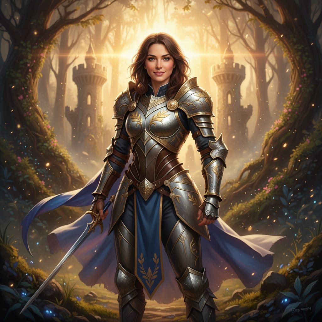petite white woman fantasy warrior outdoor 13650558
