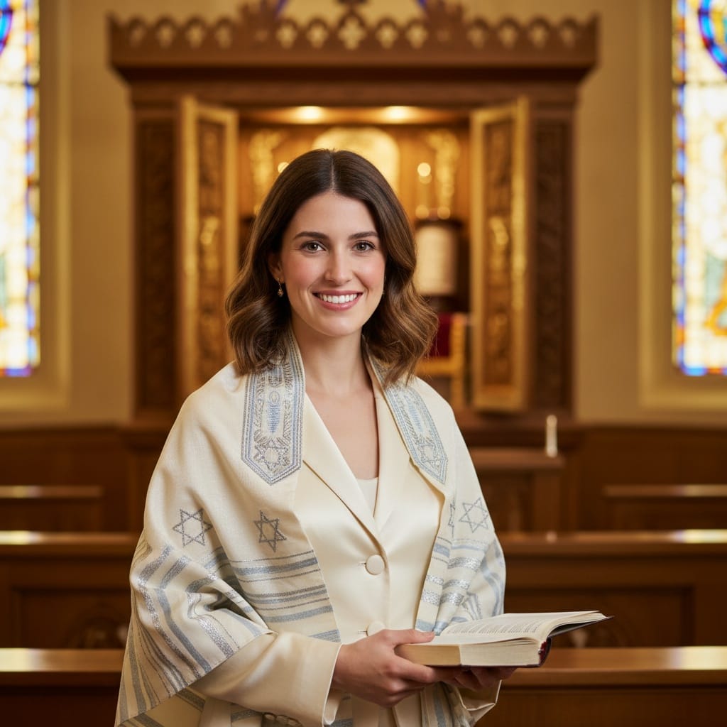 petite white woman formal portrait temple 75987072