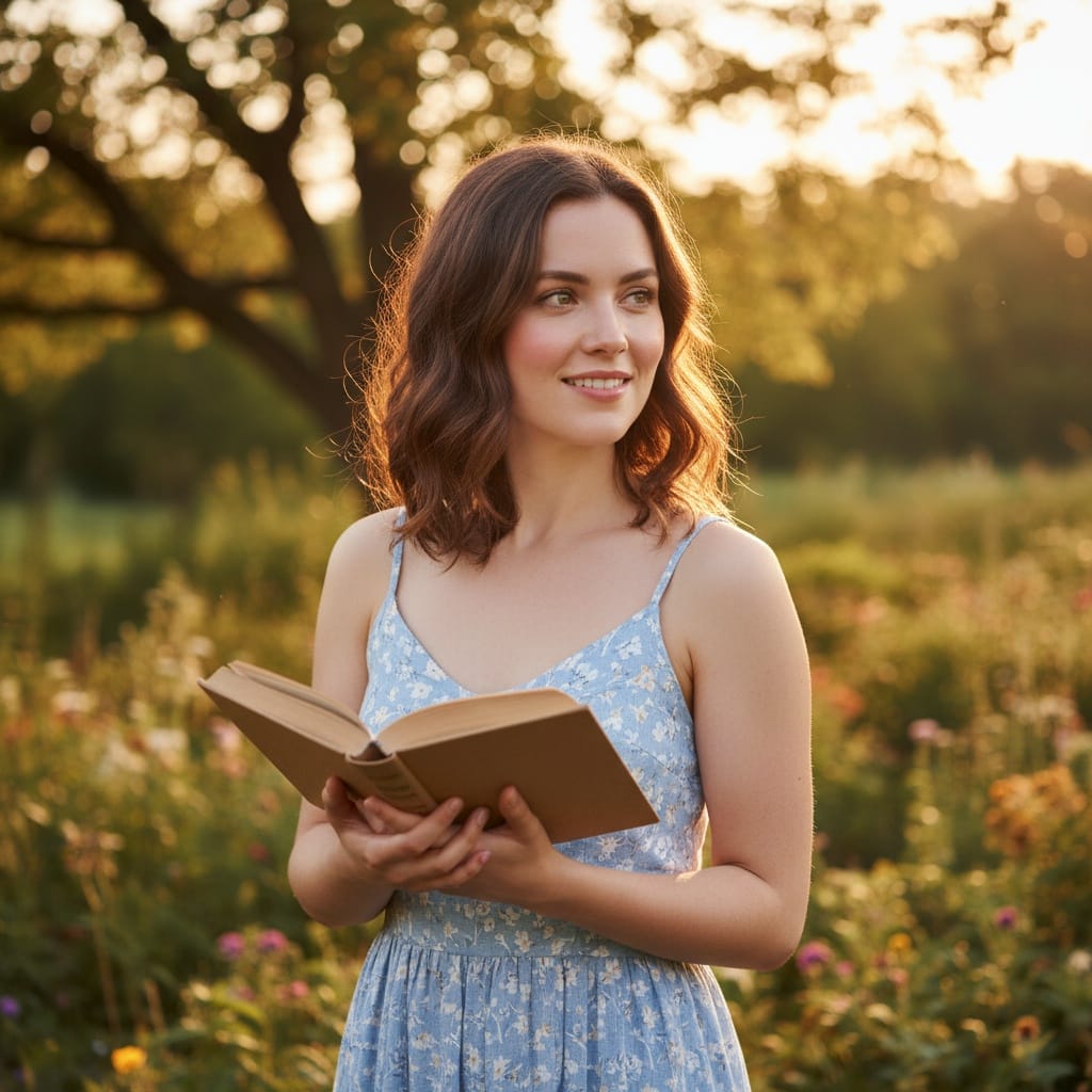 petite white woman outdoor natural light portrait 64092710