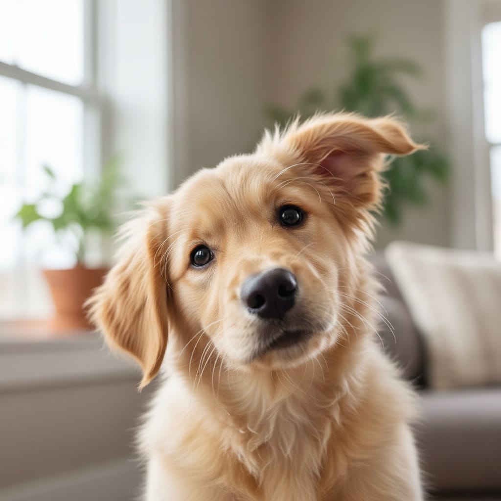 playful head tilt 83332188