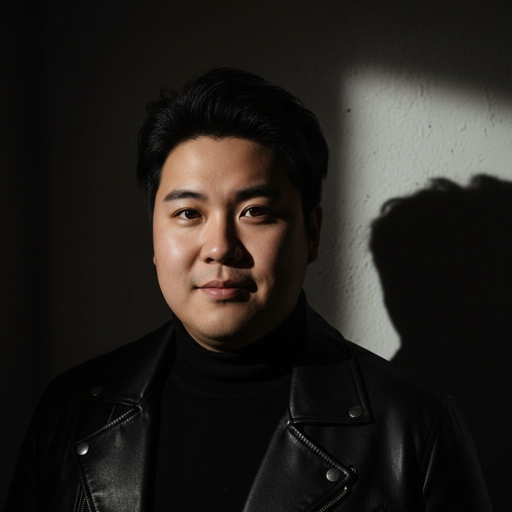 plus_size asian man shadowy corner lurking 23999296