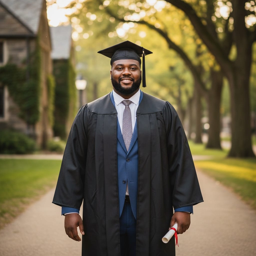 plus_size black man full body walking confident 45796410