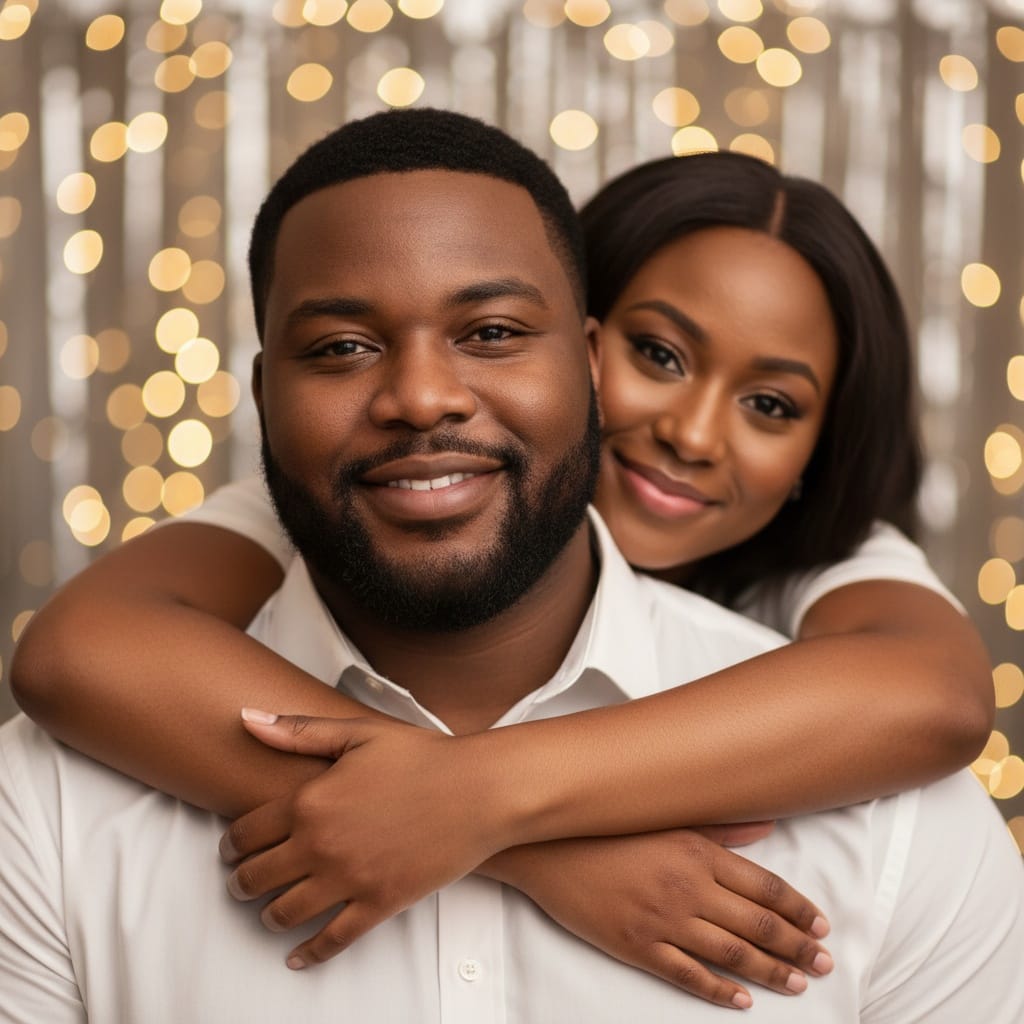 plus_size black man hugging from behind 59204739