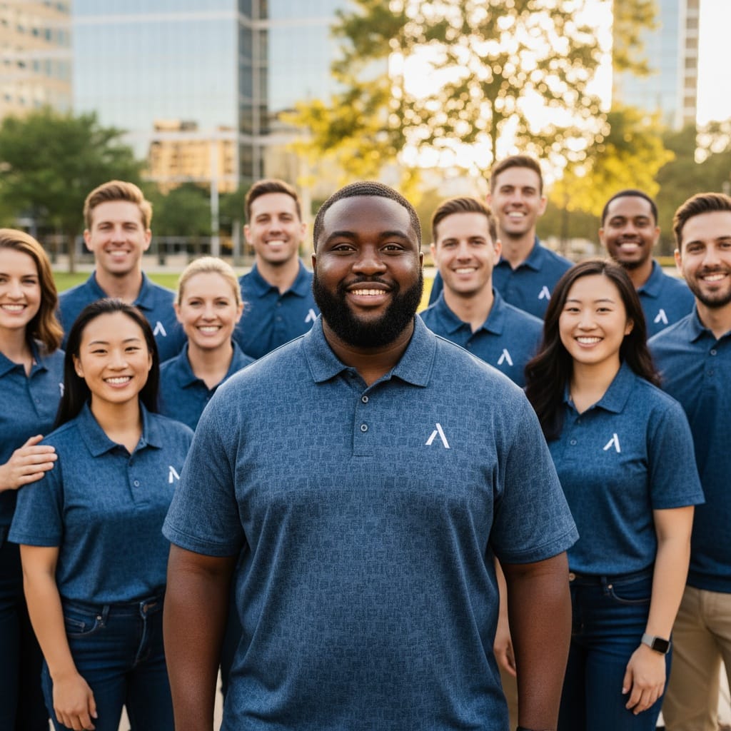 plus_size black man outdoor group portrait 37565049