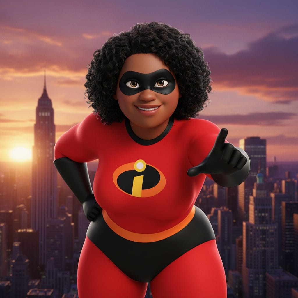 plus_size black woman incredibles superhero suit 41309037