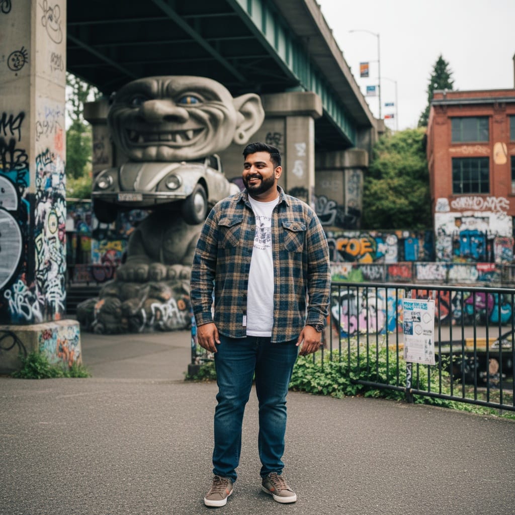 plus_size indian man fremont troll urban art 18494836