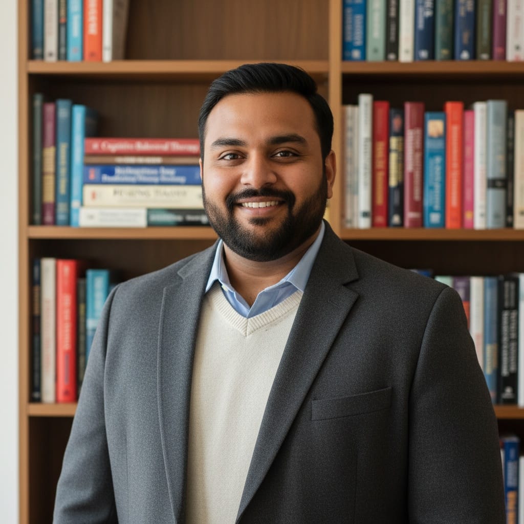 plus_size indian man library bookshelf background 28957077