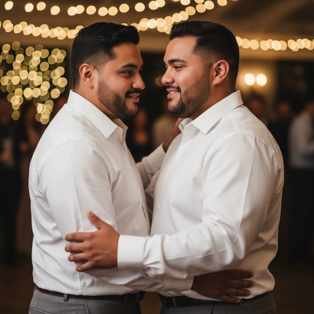 plus_size latino man dancing together intimate 26716813