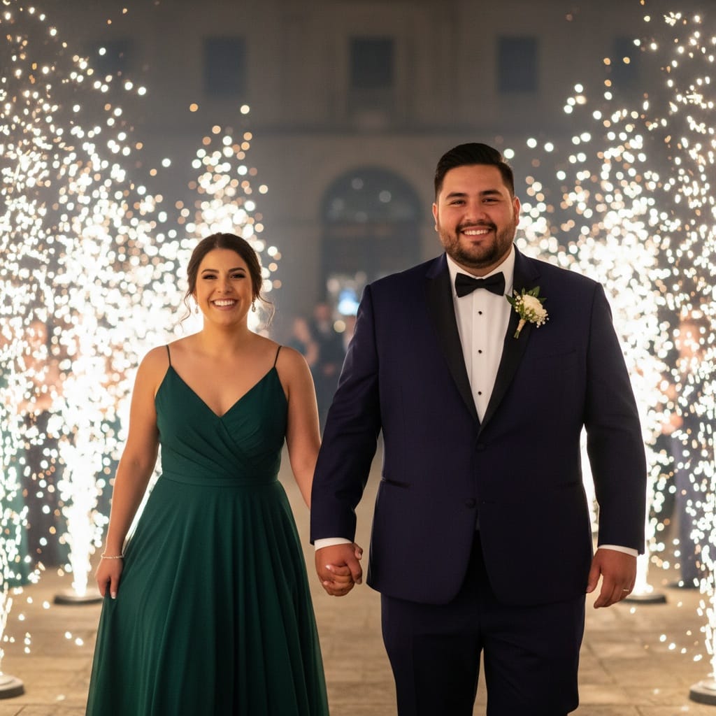plus_size latino man sparkler send off 25817377