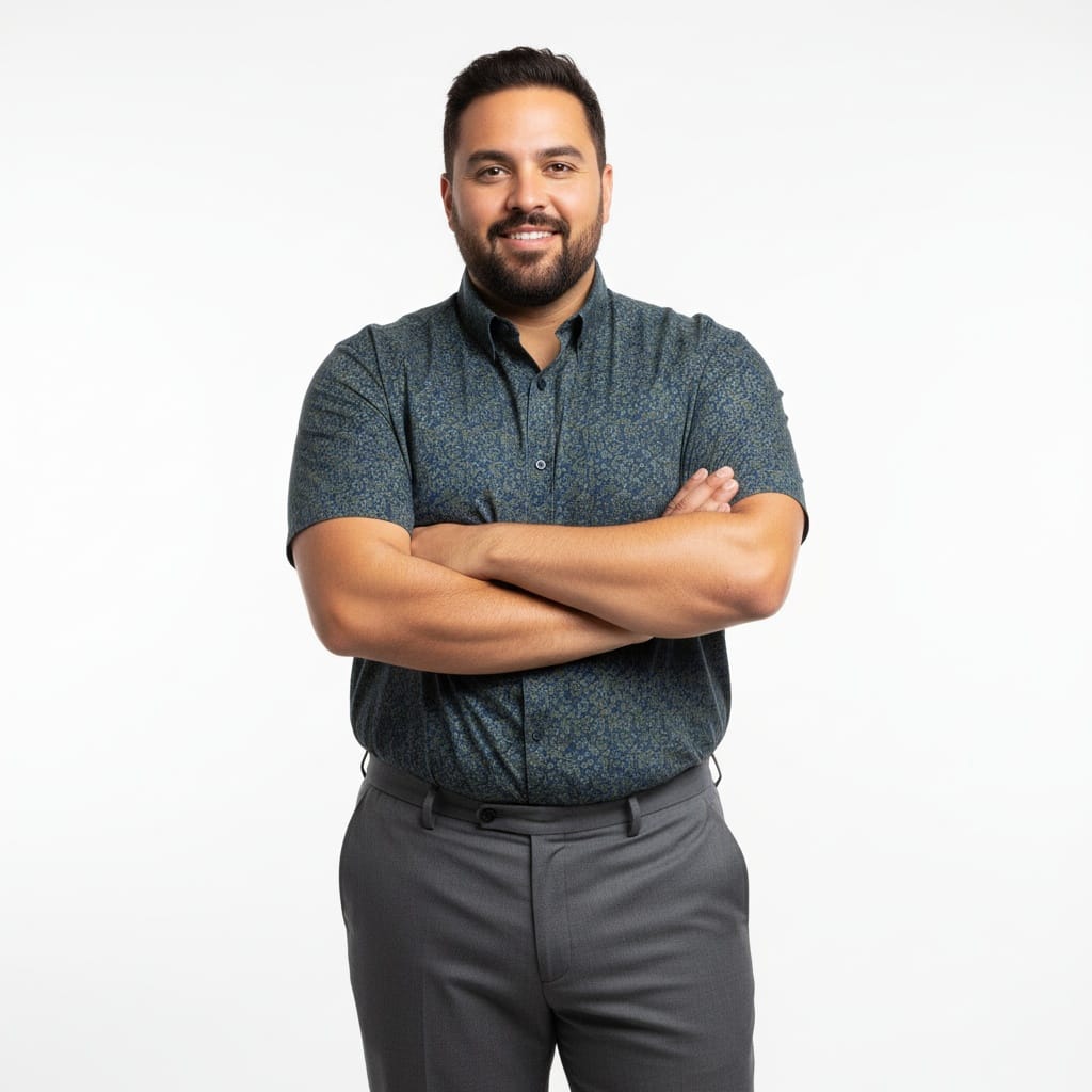 plus_size latino man studio fashion full body 81096656
