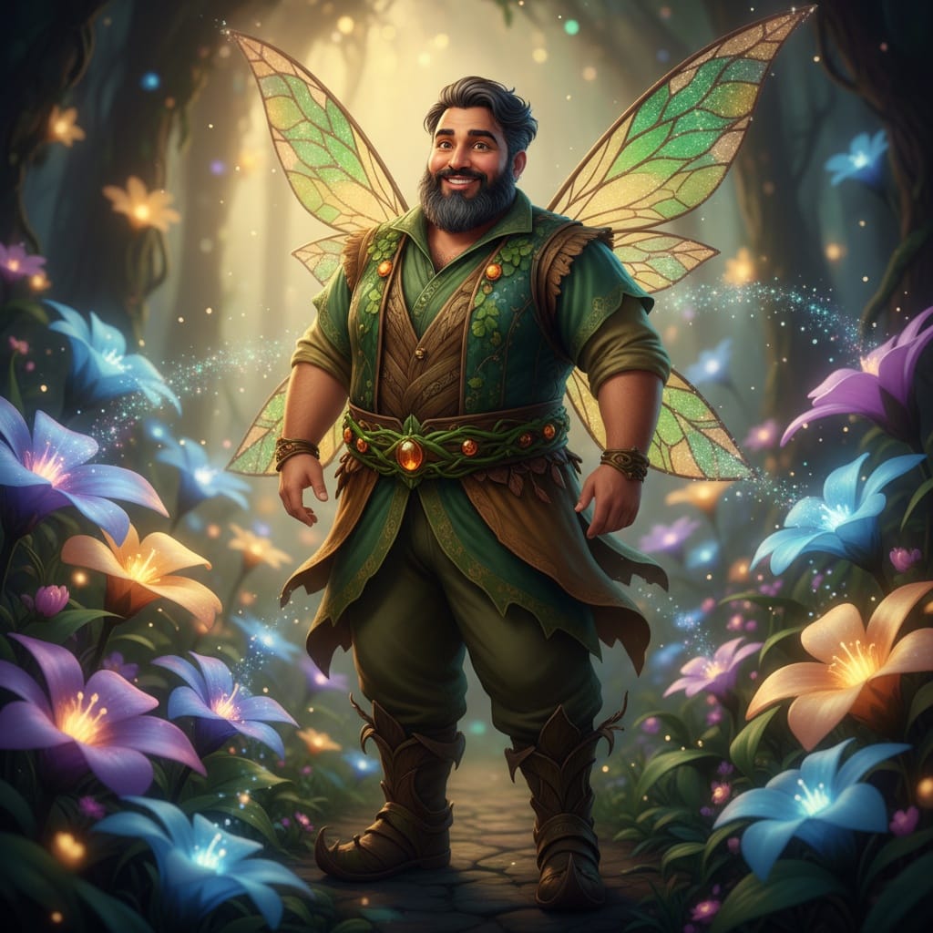 plus_size middle_eastern man pixie hollow fairy 28837459