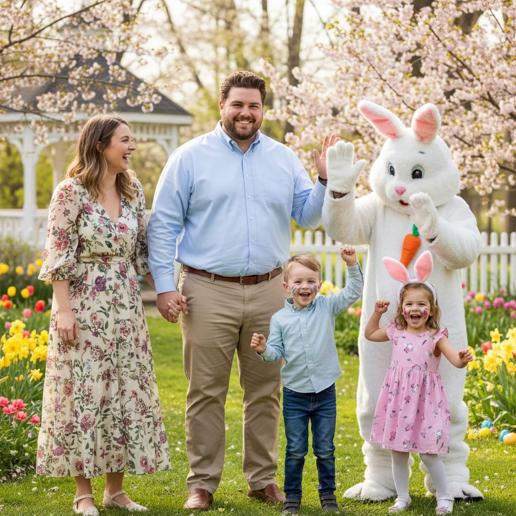 plus_size white man easter bunny photos 16490610
