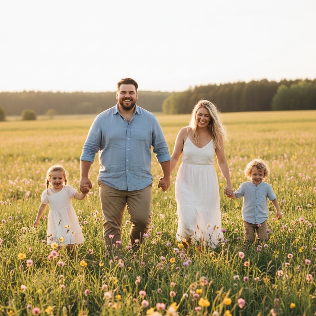 plus_size white man spring field running 40145904