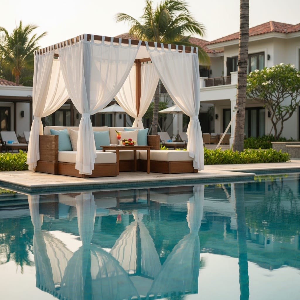 pool cabana luxury detail 98060852