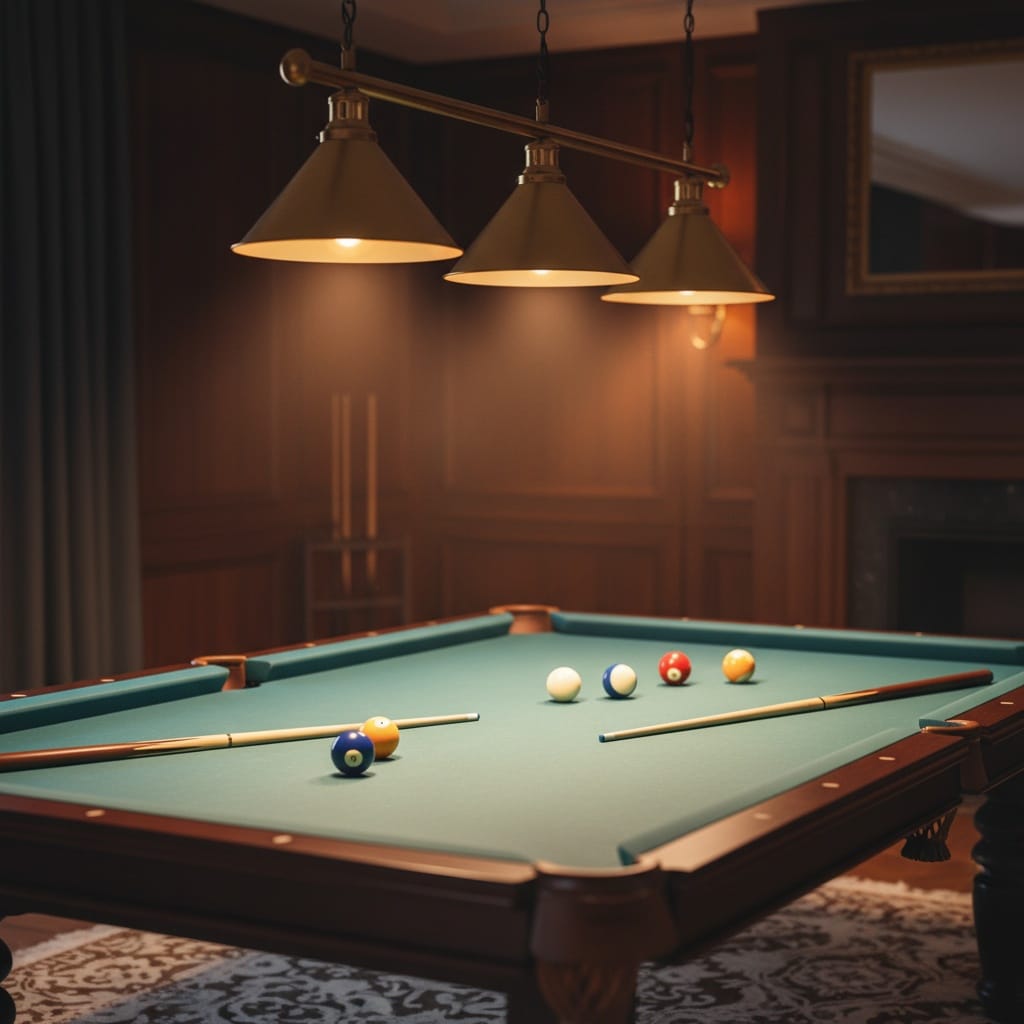 pool table detail shot 91130285