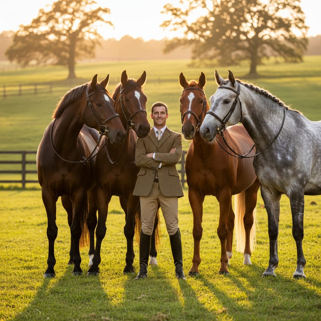 portrait with multiple horses 13286559