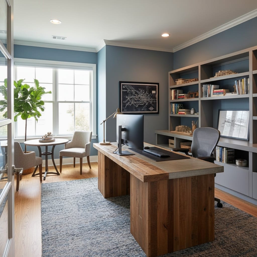 private office desk detail 14678383