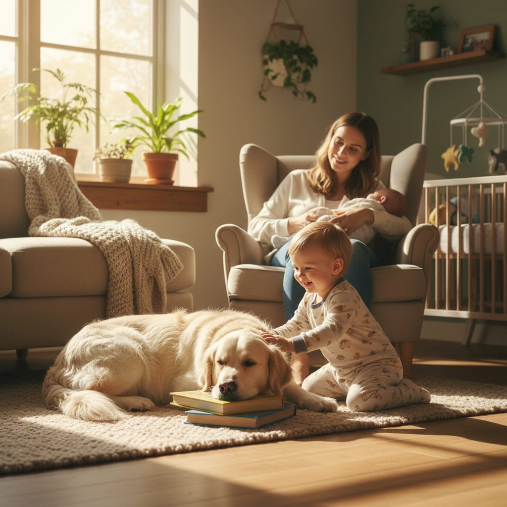 puppy lifestyle home setting 75324273