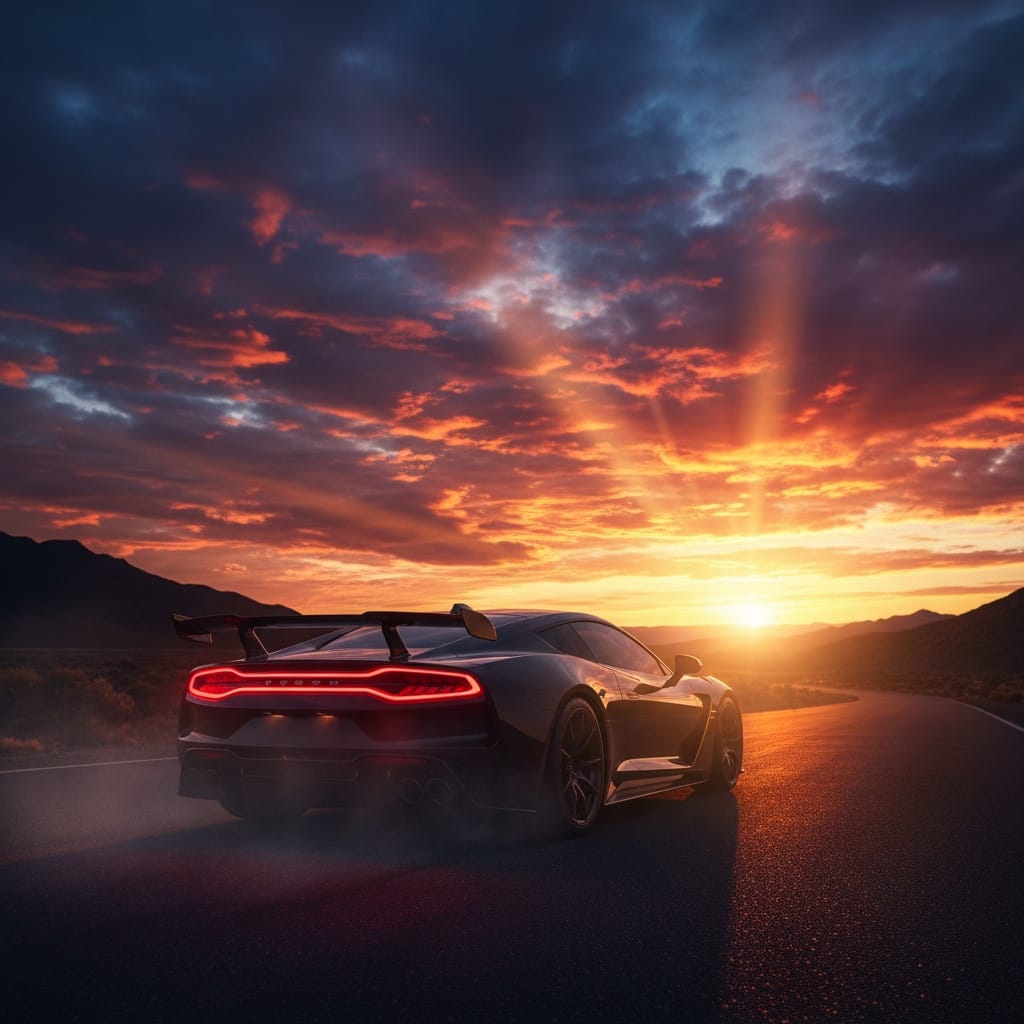 rear three quarter sunset 59125185