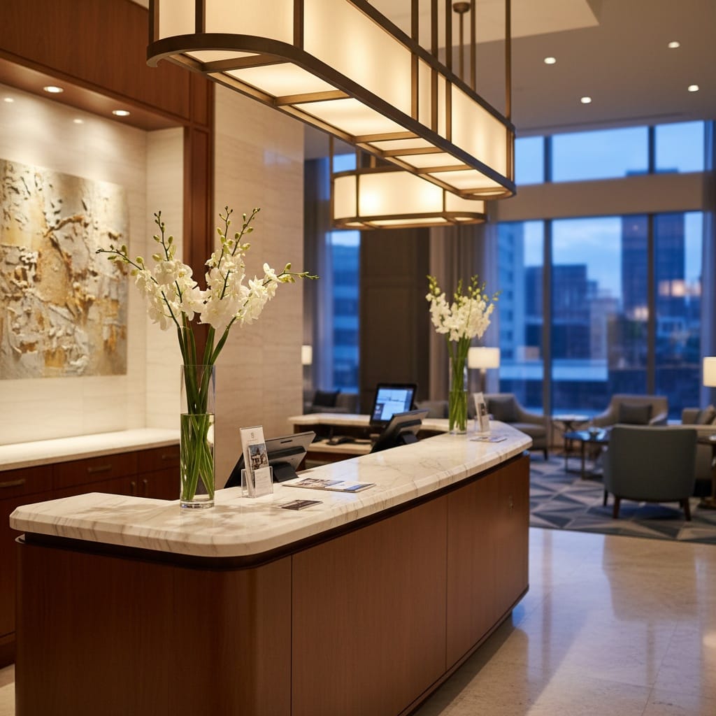 reception desk focal point 12923875