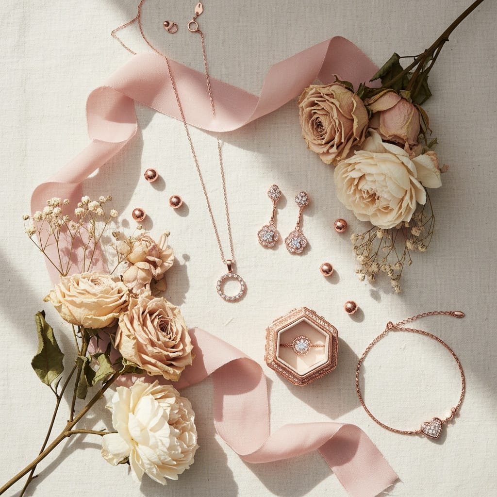 rose gold blush styling 21572527