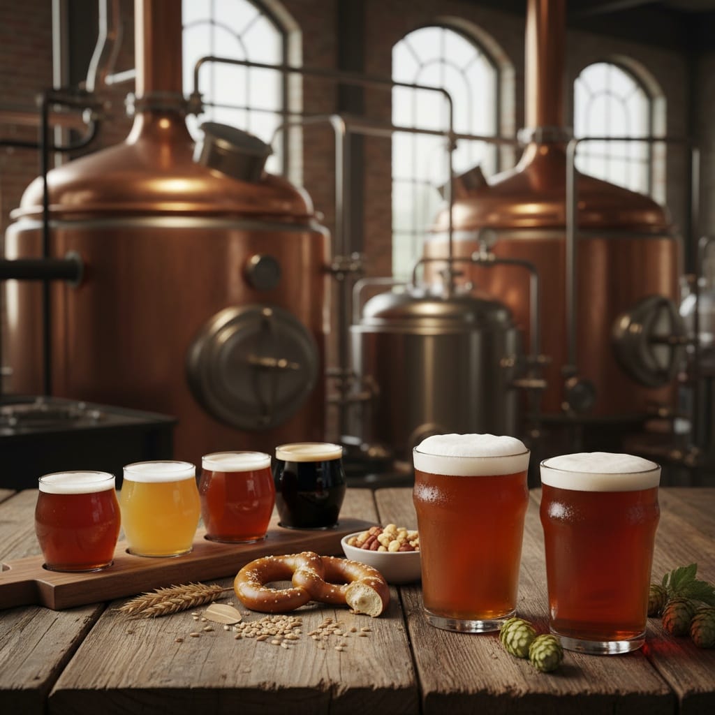 rustic brewery setting 90911242