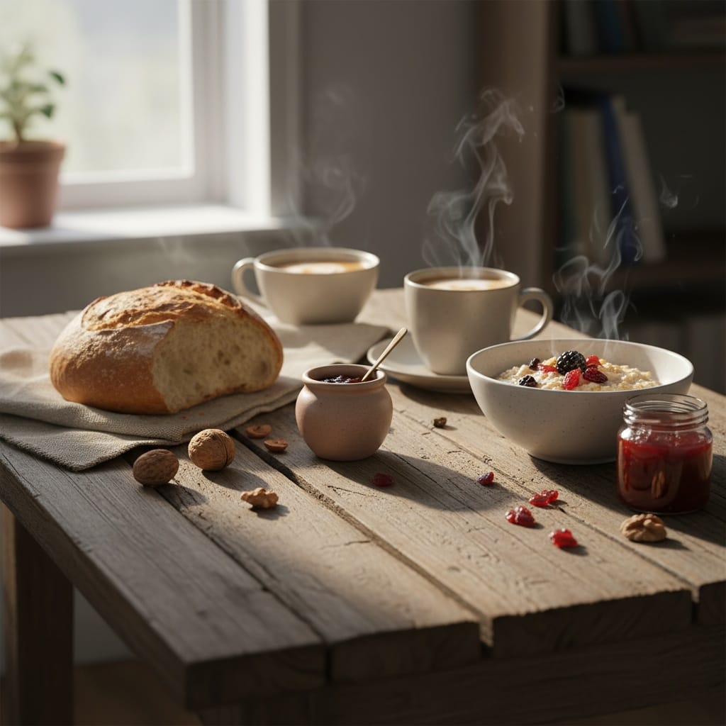 rustic wood table lifestyle 52493948