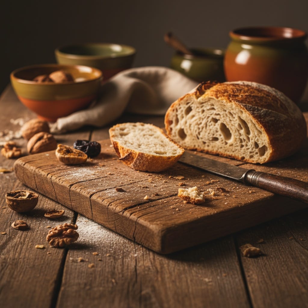 rustic wooden board closeup 76134918