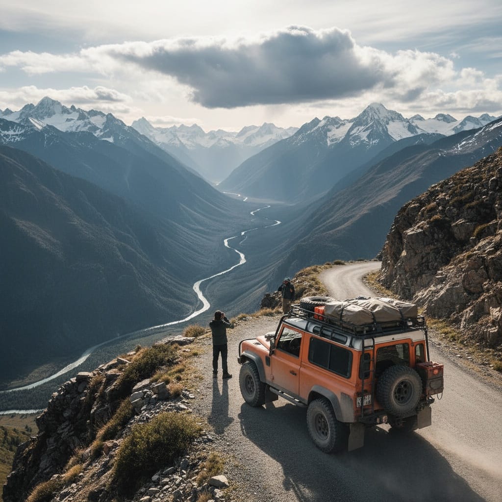 scenic mountain road landscape 16325259