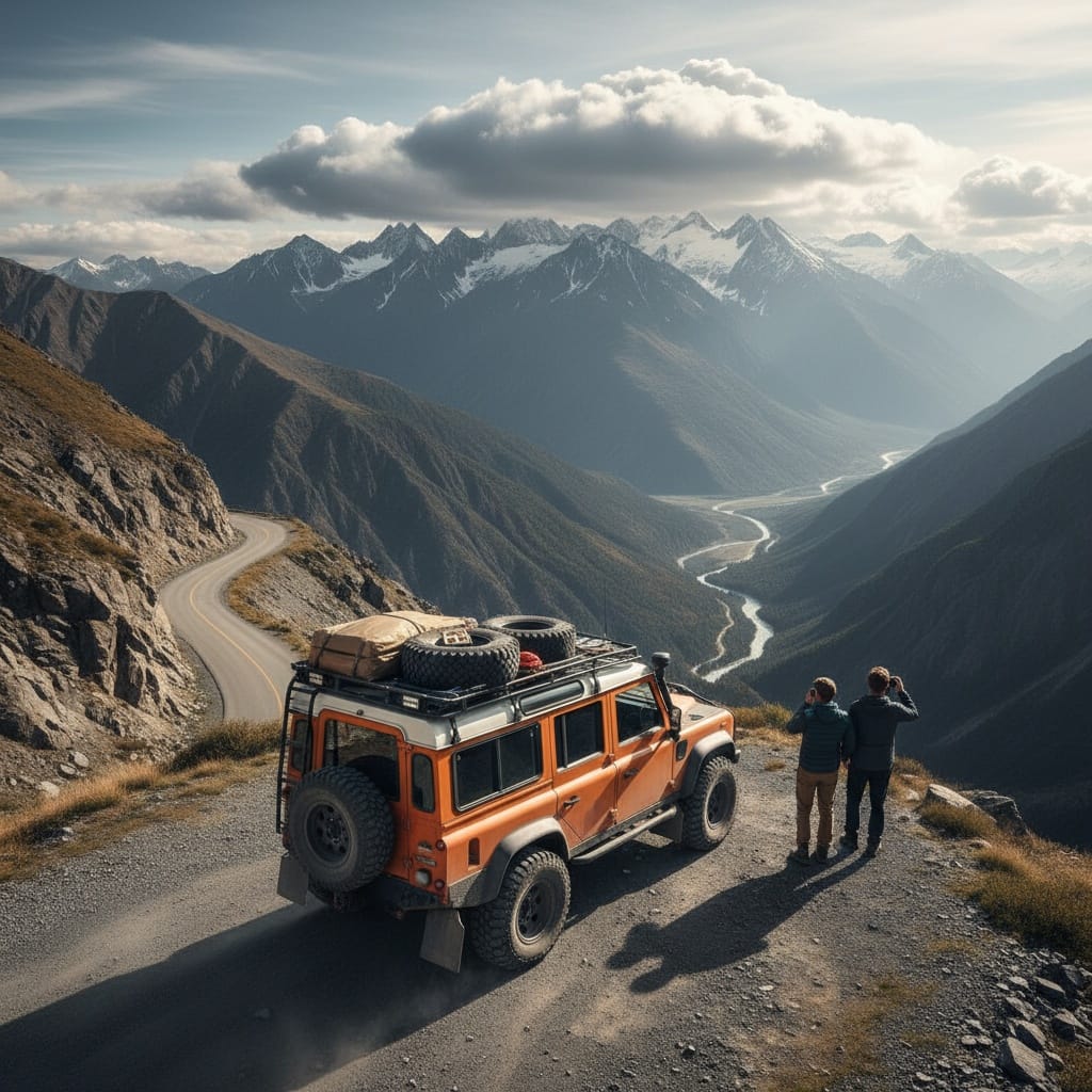 scenic mountain road landscape 39792269