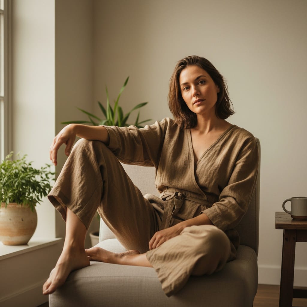 seated natural light 77165442