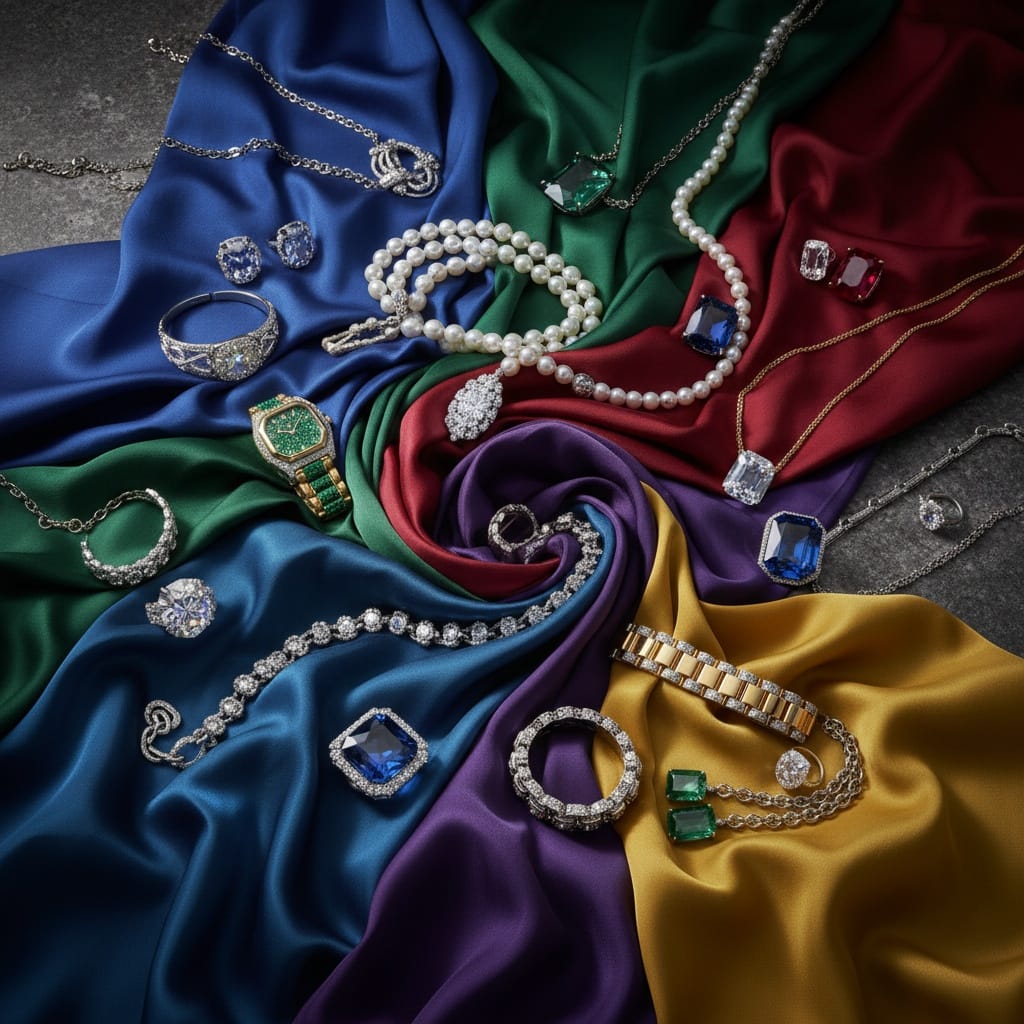 silk fabric draping 61415384