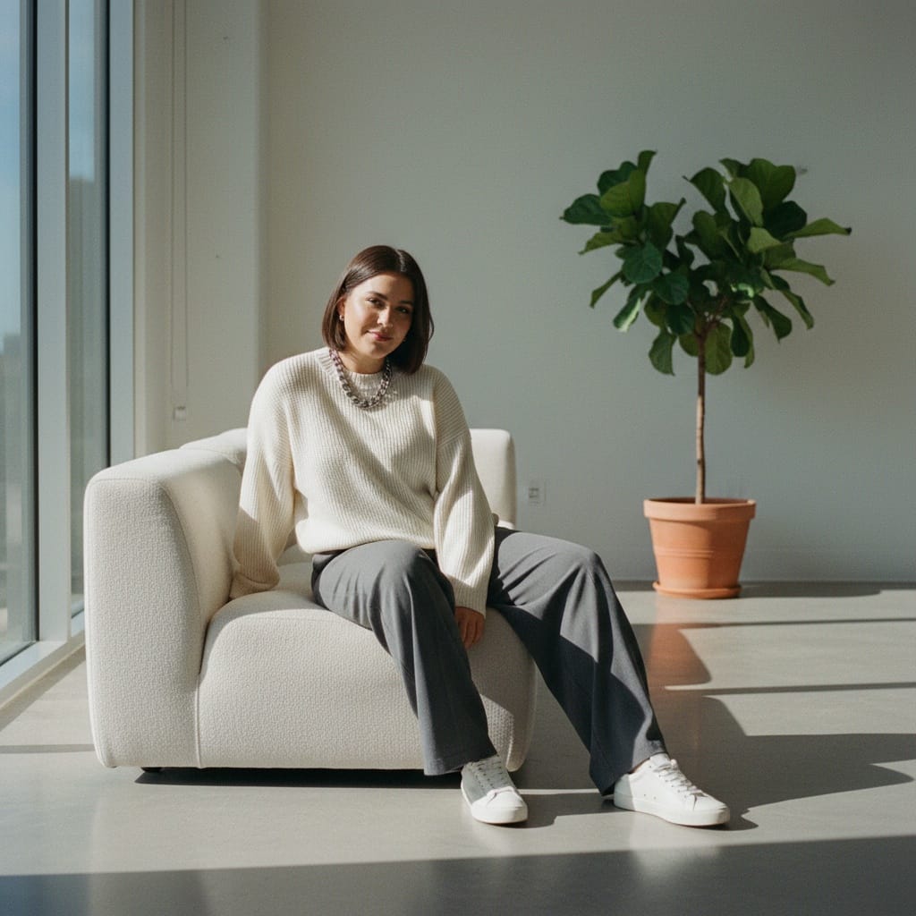 sitting lifestyle editorial 88450030