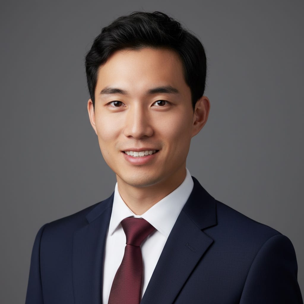 slim asian man classic grey studio backdrop 33006716