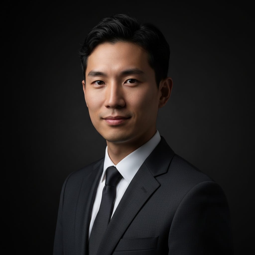 slim asian man dark background dramatic 27514150