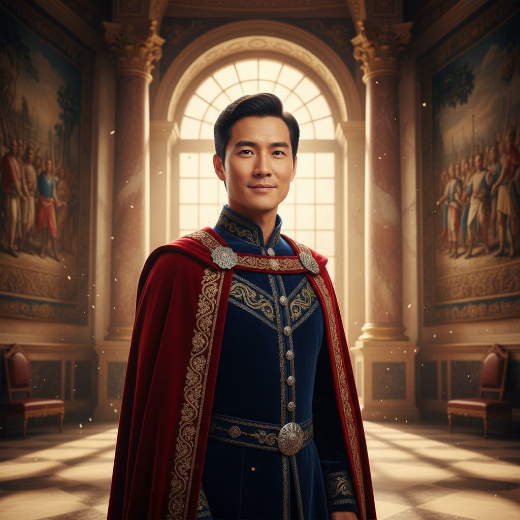 slim asian man epic historical drama 70658162