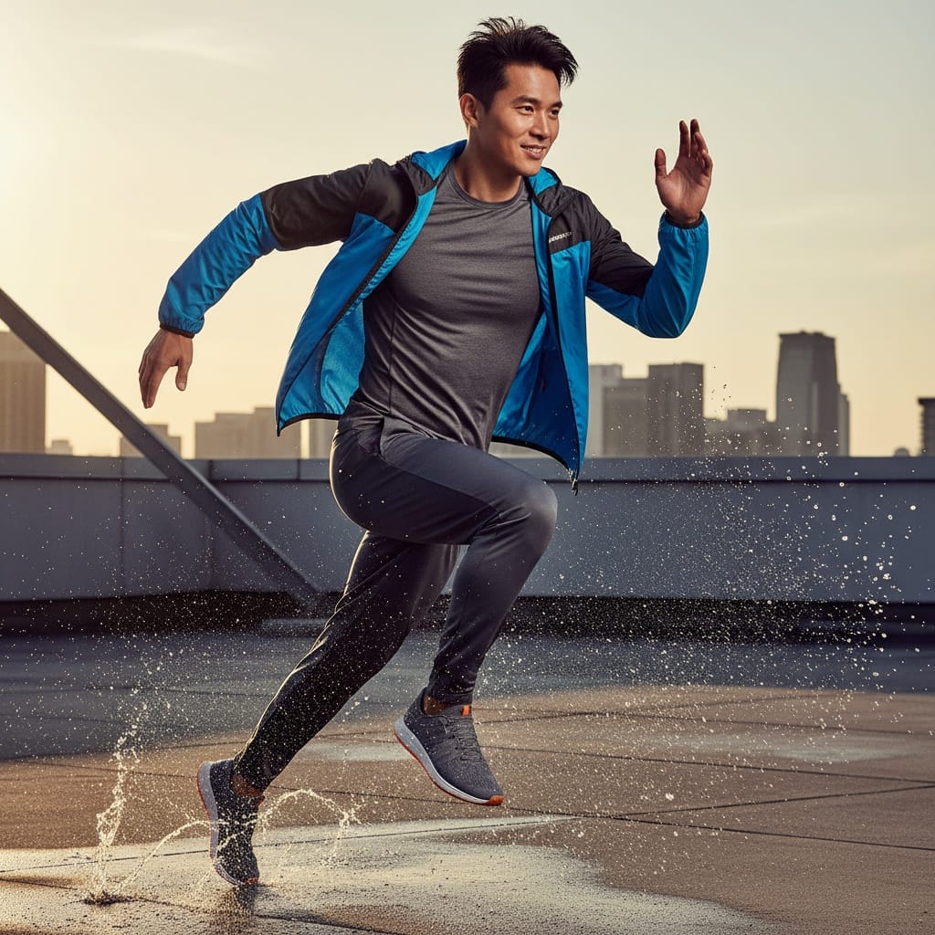 slim asian man motion dynamic action 51566510