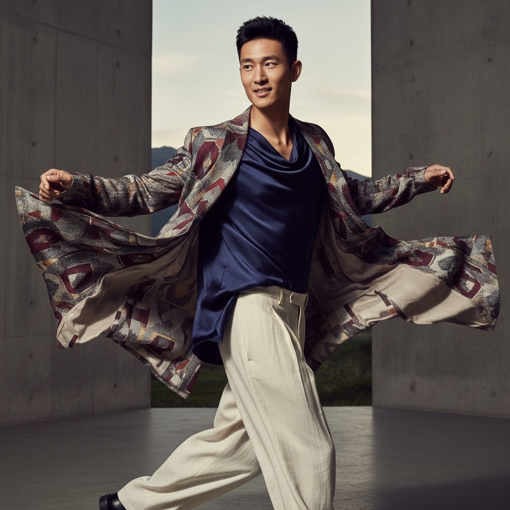 slim asian man movement motion editorial 87391447