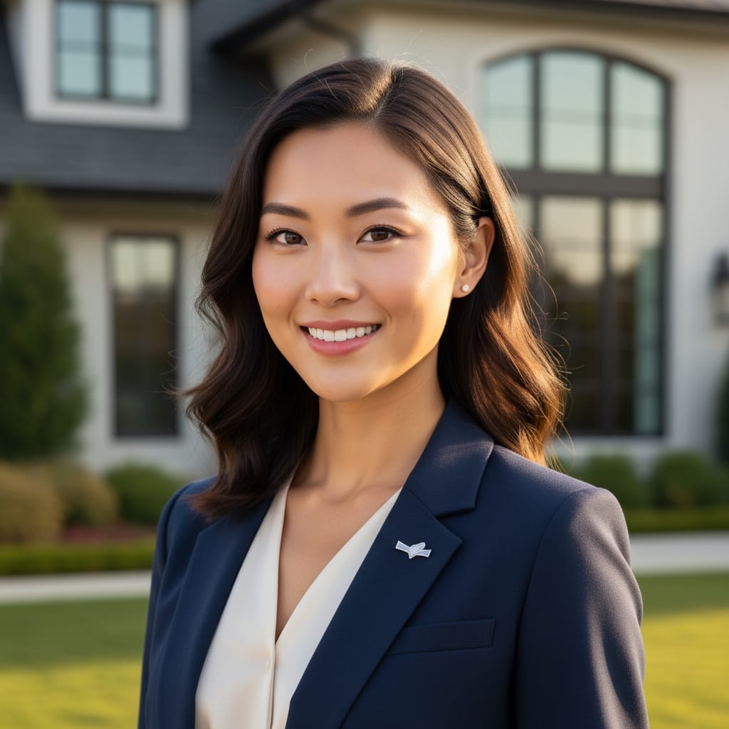 slim asian woman outdoor property background 41416915