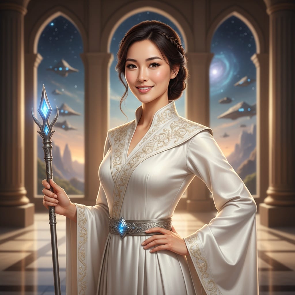 slim asian woman princess senator elegant 73355594
