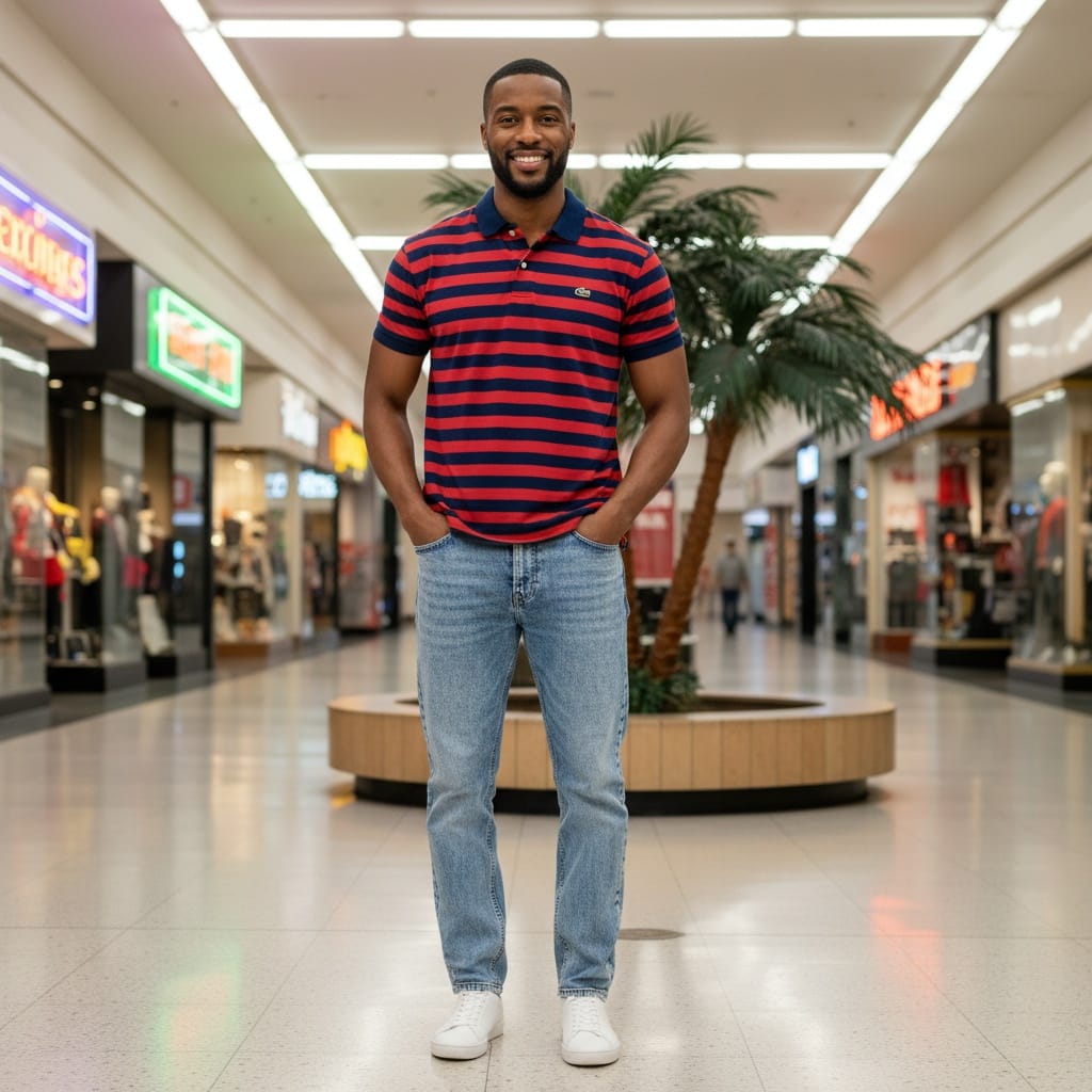 slim black man mall shopping lifestyle 89226156