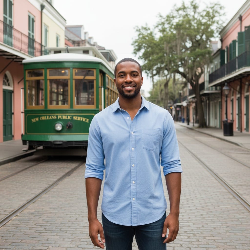 slim black man streetcar desire route 37040099