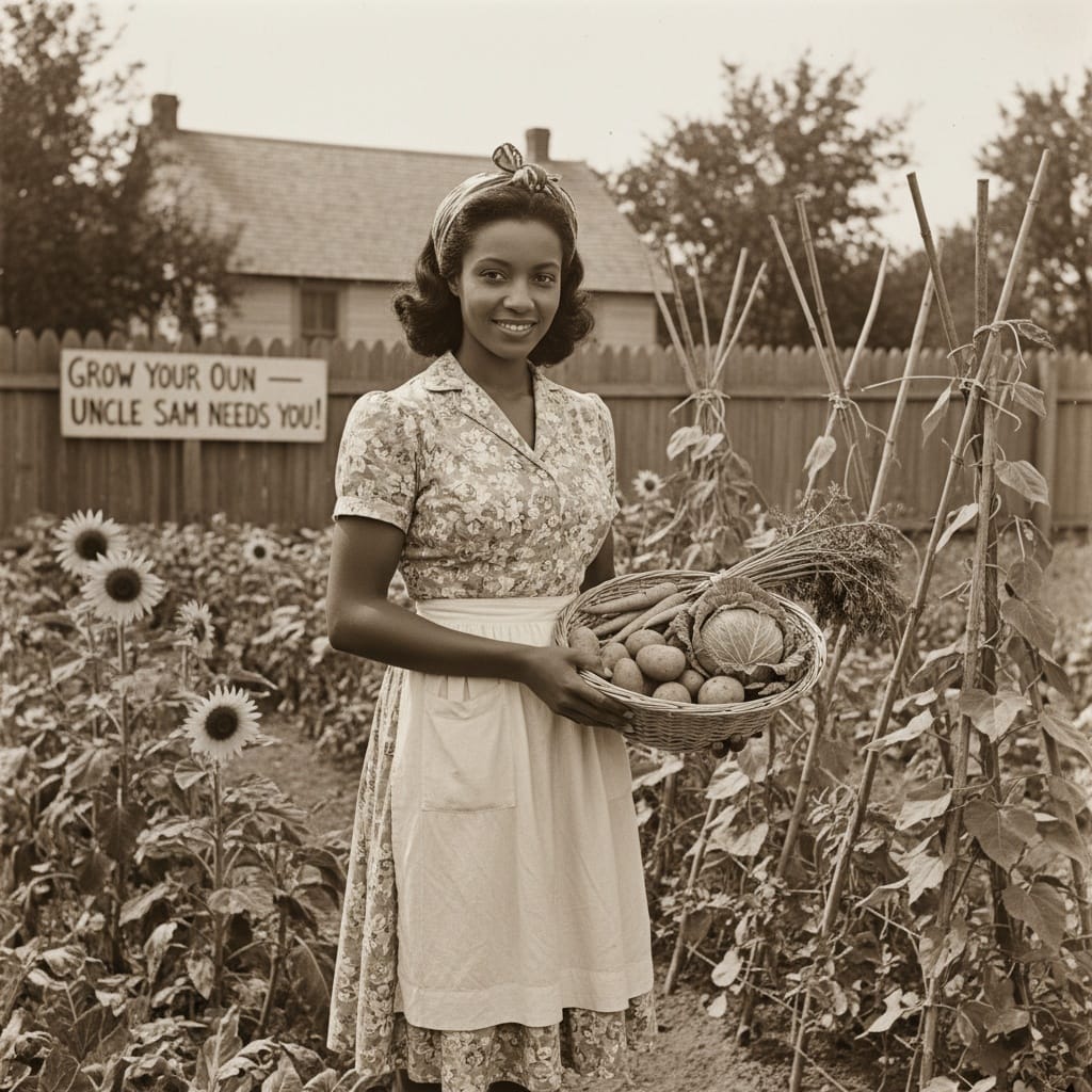 slim black woman victory garden homefront 45029275