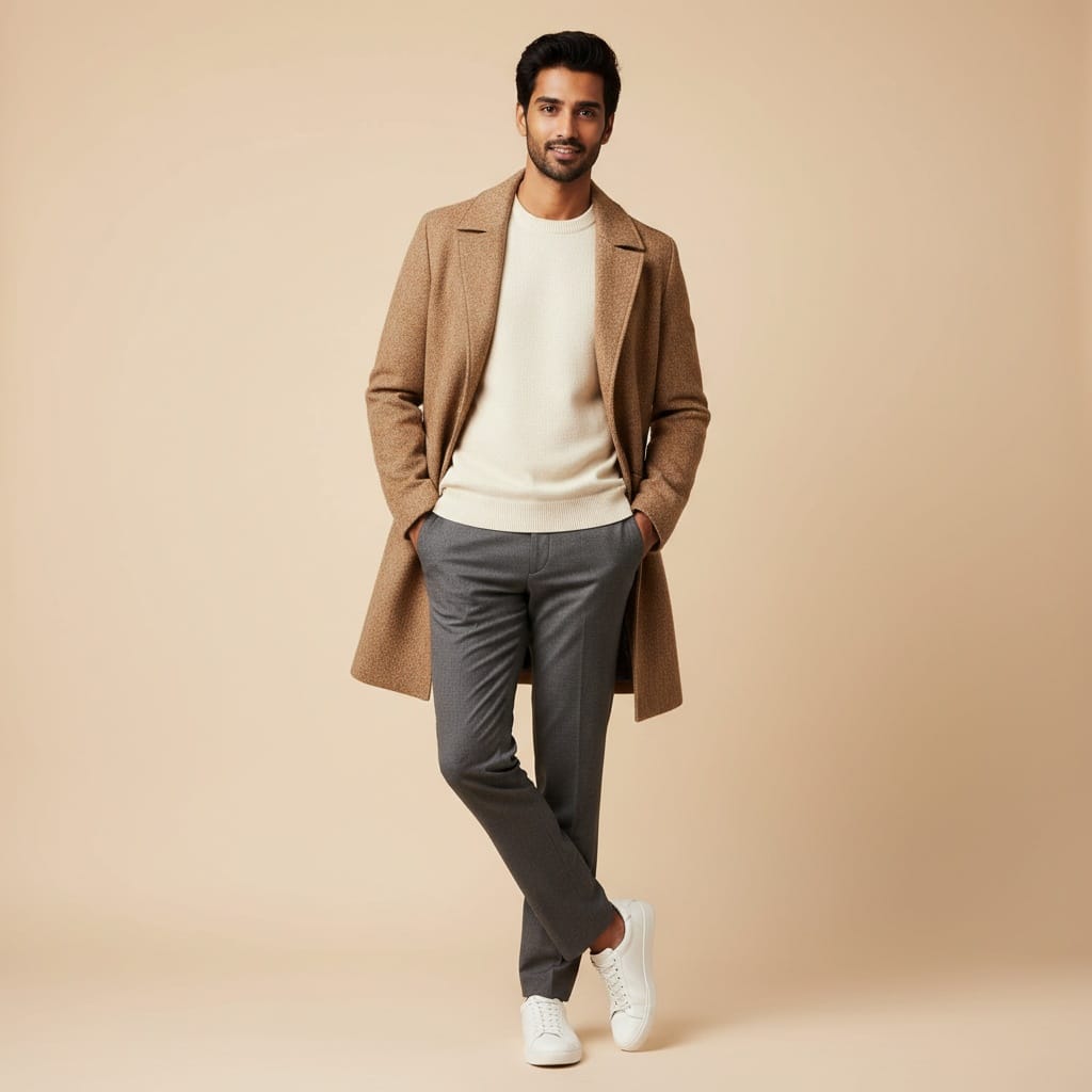 slim indian man minimalist studio full length 32986775
