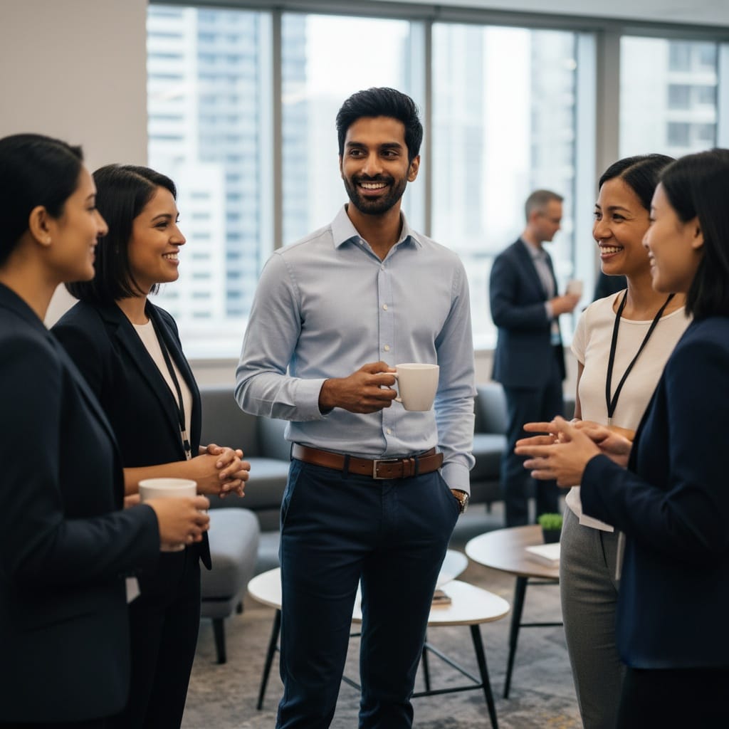 slim indian man networking break casual 22773736