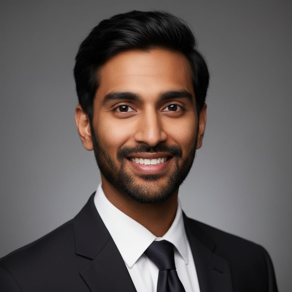 slim indian man studio neutral background 52587498