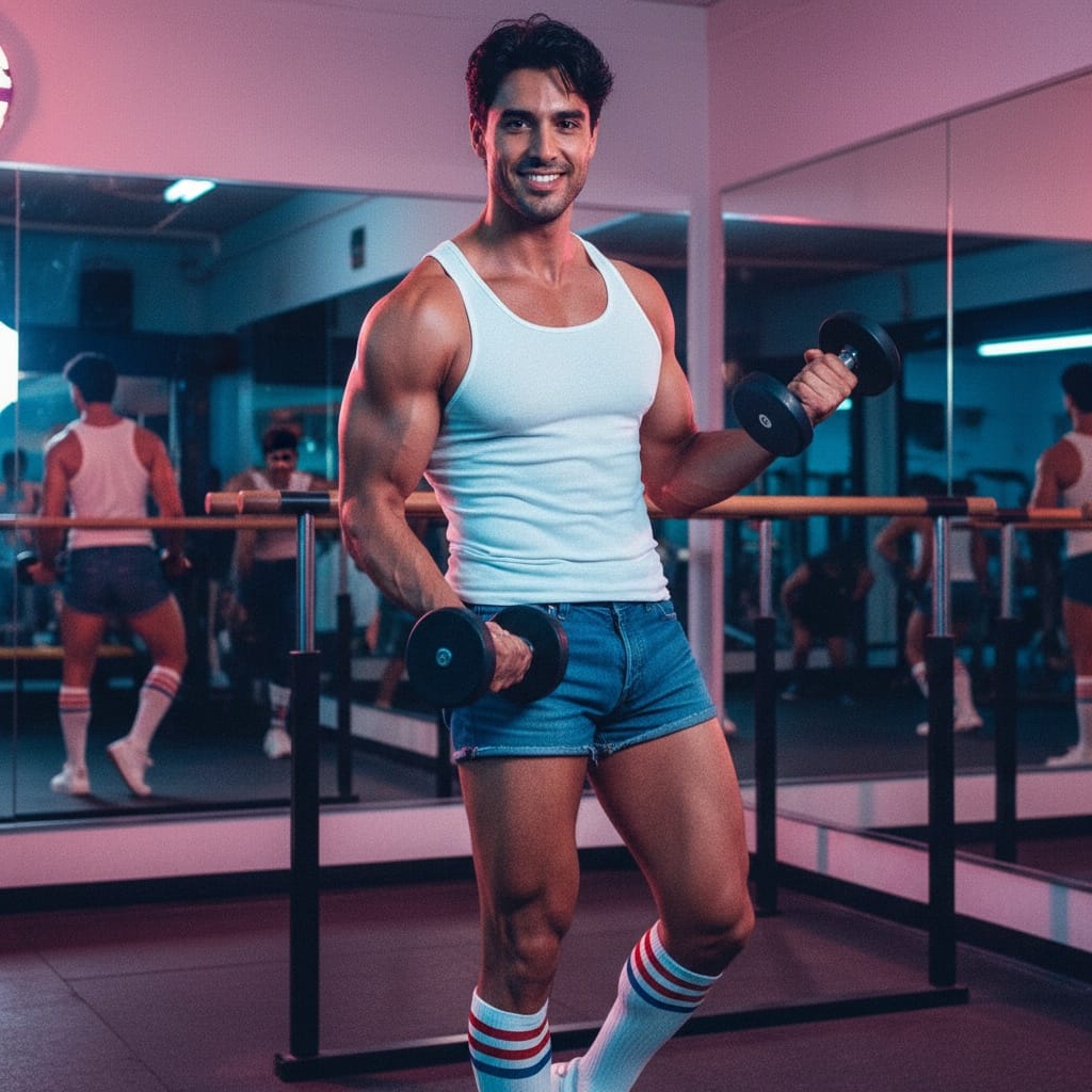 slim latino man gym workout fashion 23820688